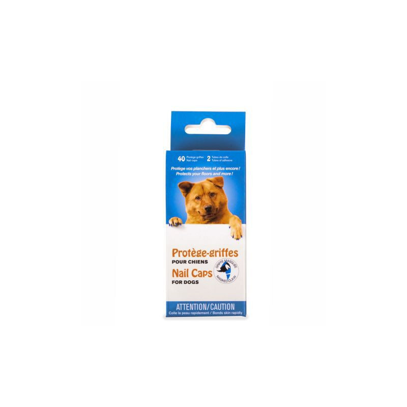 Nail guards for dogs, transparent