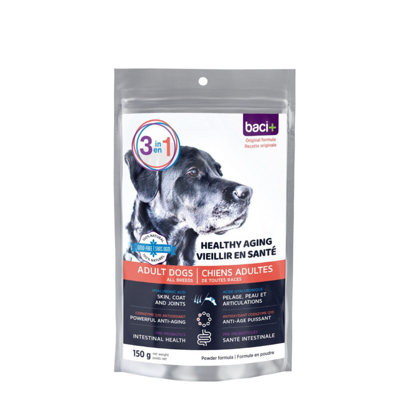 Baci+ Solution 3-en-1 pour chiens de 5ans et p…