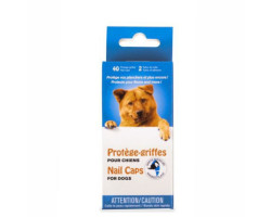 Nail guards for dogs, transparent