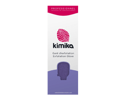 KIMIKA Gant d'exfoliation, mauve, 1 unité