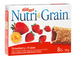 KELLOGG'S Nutri-Grain barres de céréales aux fraises, 295 g