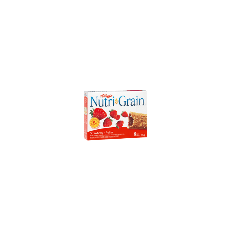 KELLOGG'S Nutri-Grain barres de céréales aux fraises, 295 g