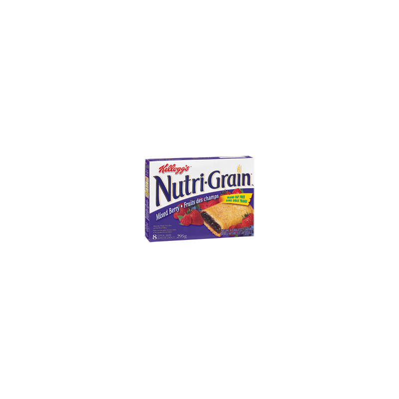 KELLOGG'S Nutri-Grain barres de céréales fruits des champs, 295 g