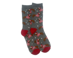 Chaussettes Festive Dachshund pour femmes