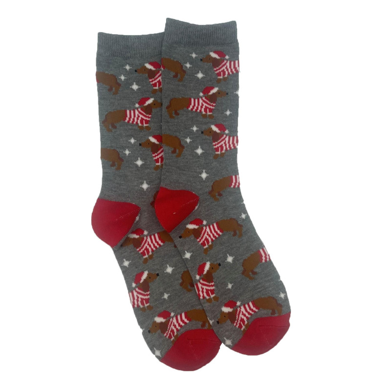 Chaussettes Festive Dachshund pour femmes