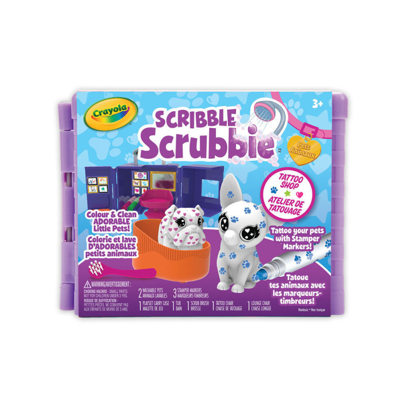 Atelier de tatouage Scribble Scrubbie Crayola - Notre exclusivité