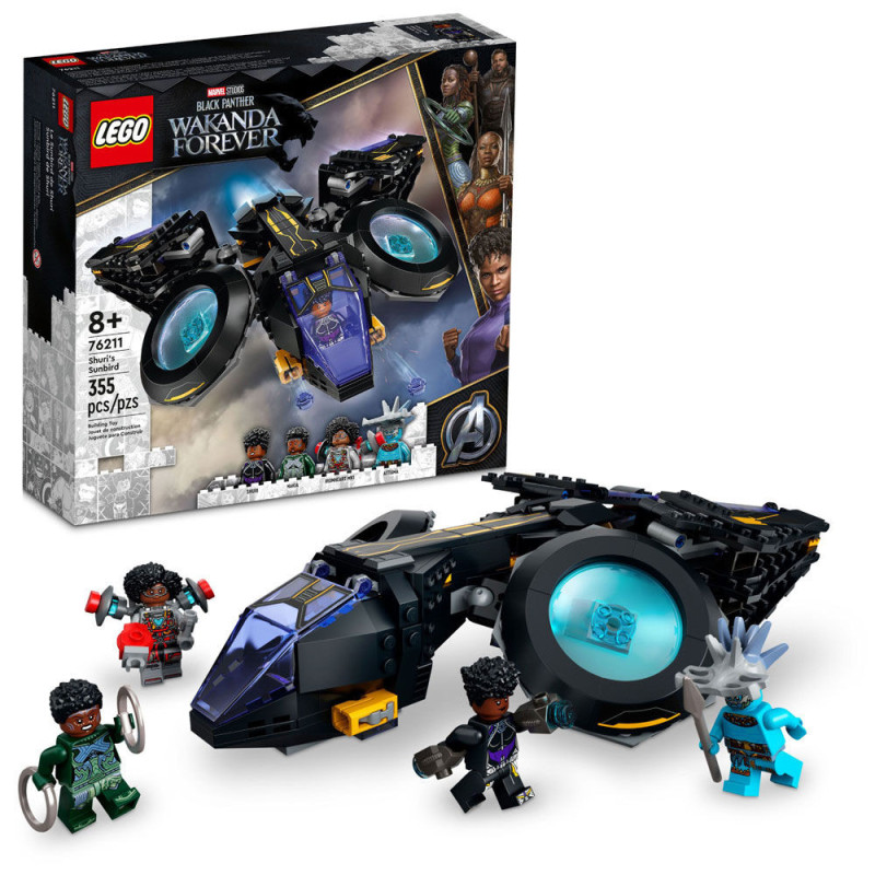 LEGO Marvel Le Sunbird de Shuri 76211 Ensemble de construction (355 pièces)