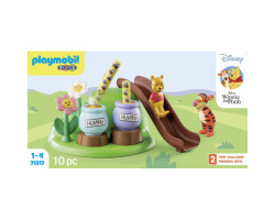 Playmobil - 1.2.3 and Disney: Winnie l'ourson et Tigrou avec jardin d'abeilles