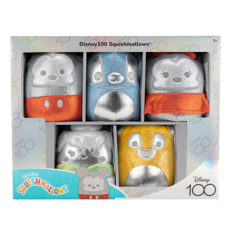 Coffret 12,7 cm D100 5 pièces - Mickey, Stitch, Minnie, Clochette, Simba - Notre exclusivité