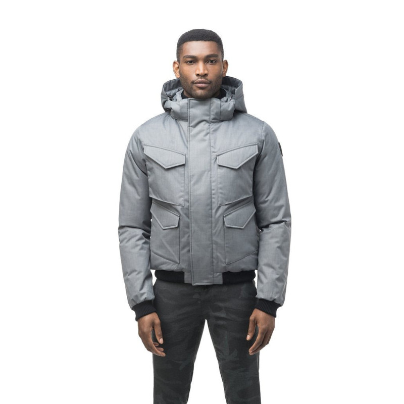 Ash Multi-Pocket Bomber Jacket - Men's