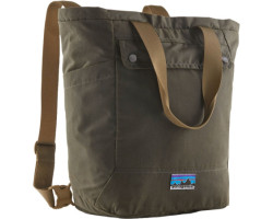 Canvas 27L waxed tote bag