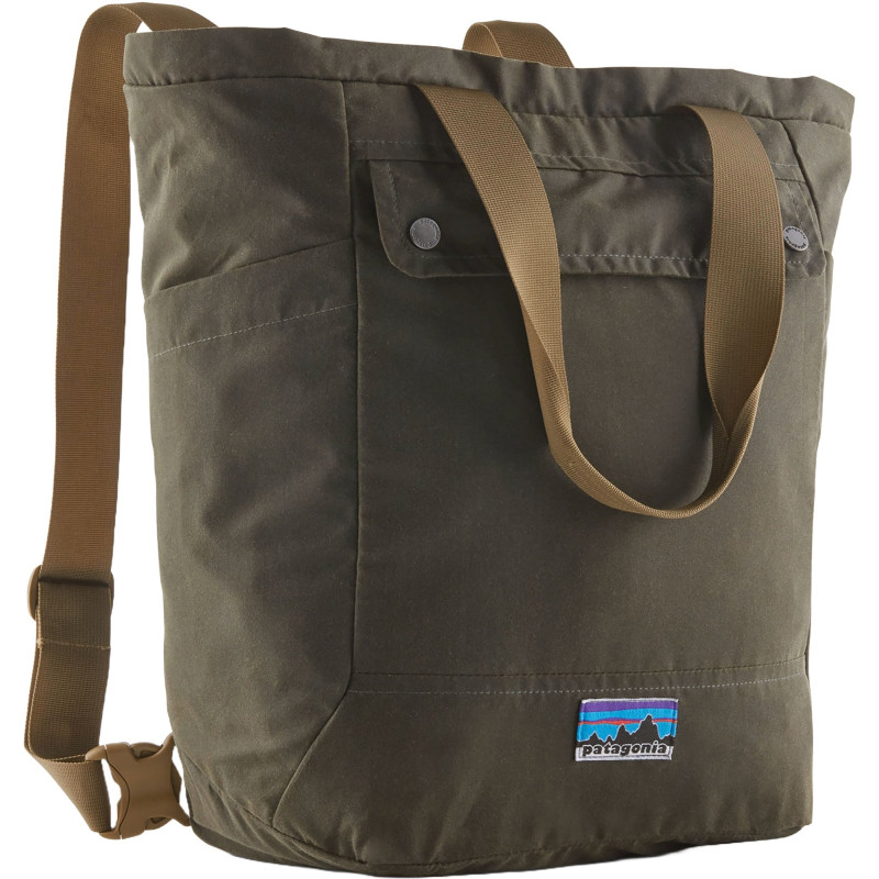 Canvas 27L waxed tote bag