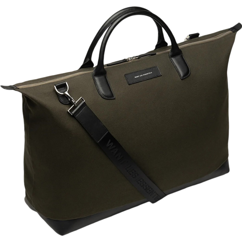 WANT Les Essentiels Sac de fin de semaine en toile de coton biologique Hartsfield 40L