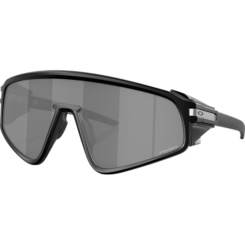 Latch Panel Sunglasses - Matte Black - Prizm Black Lenses - Men