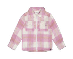 Wool-style overshirt with...