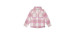 Wool-style overshirt with checked pockets - Big kids