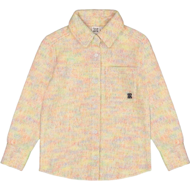 Buttoned felt overshirt - Big kid