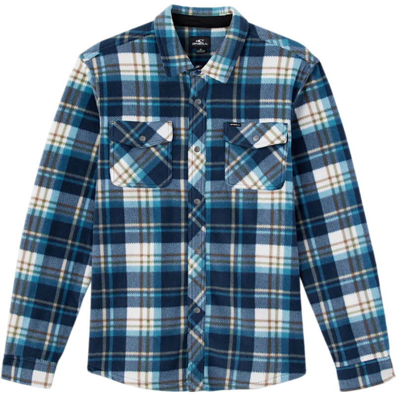 Glacier Superfleece Plaid Long Sleeve Shirt - Boys