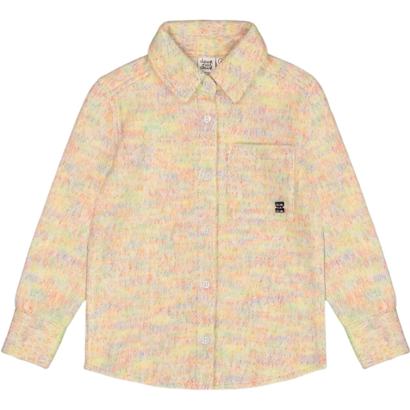 Buttoned felt overshirt - Little child