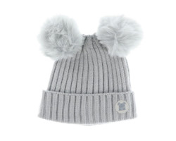 Newborn Double Pompom Hat