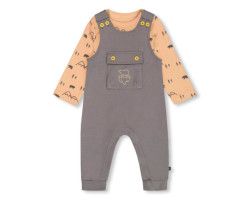 Bear Overalls Set 6-24 months