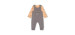 Bear Overalls Set 6-24 months