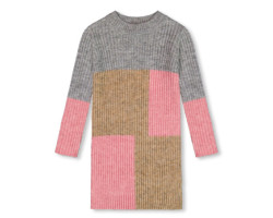 Deux par Deux Robe Tricot Bloc Mon 31 3-6ans