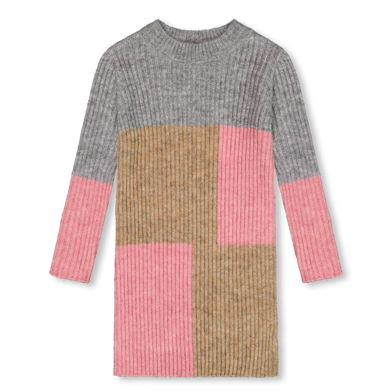 Deux par Deux Robe Tricot Bloc Mon 31 3-6ans