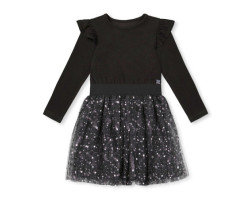 Chic Shiny Tulle Dress 7-10 years