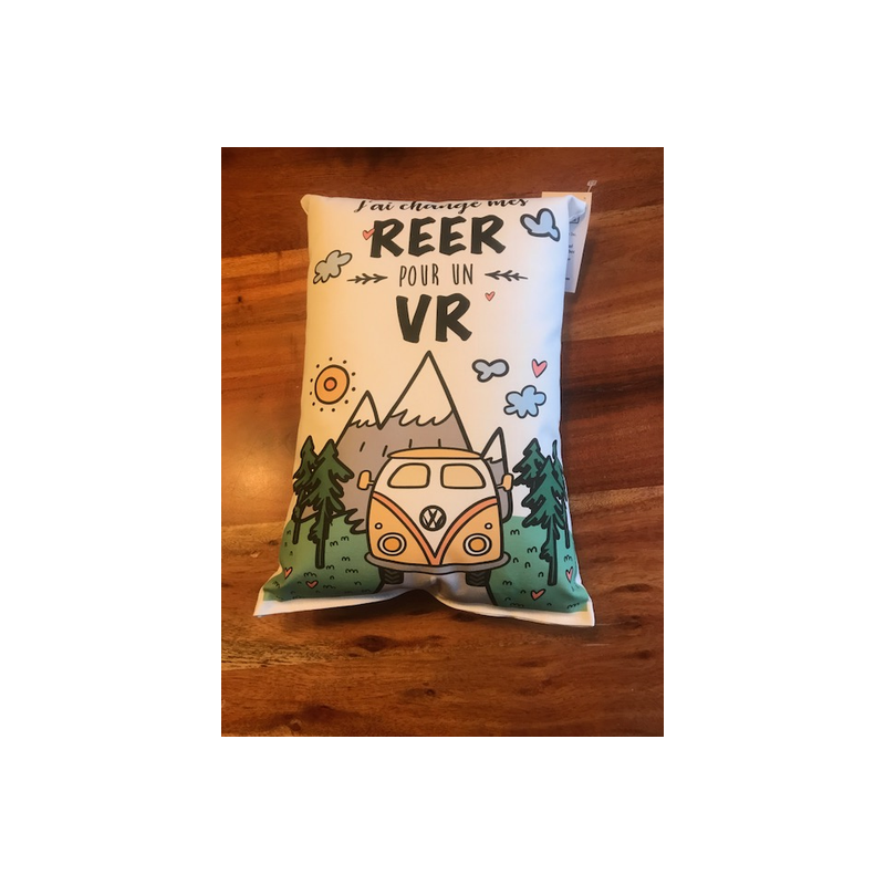 Coussin  j'ai changé mes REER pour un VR