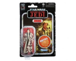 Star wars -  le retour du jedi - figurine han solo (endor) (9 cm) -  série rétro