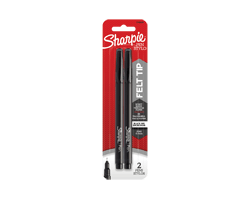 SHARPIE Stylo, noir, 2 unités