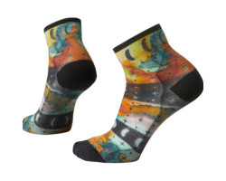 Bike Zero Cushion Celestial Print Ankle Socks - Women's