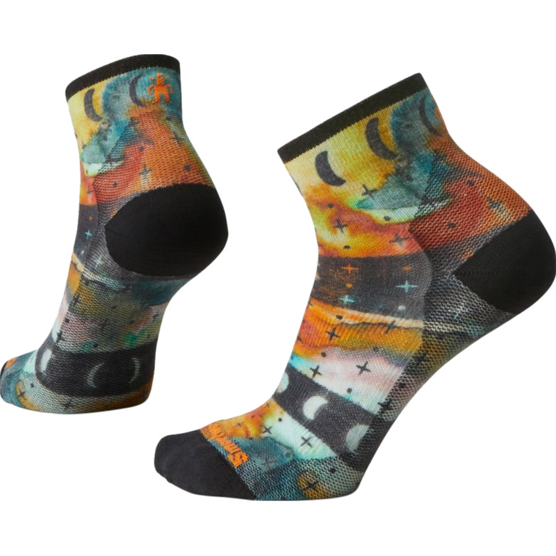 Bike Zero Cushion Celestial Print Ankle Socks - Women's