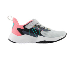 Rave Run V2 Elastic Lace Shoe with Top Strap - Boy's