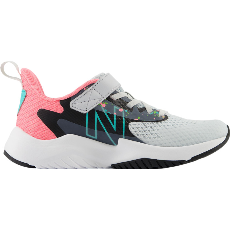 Rave Run V2 Elastic Lace Shoe with Top Strap - Boy's