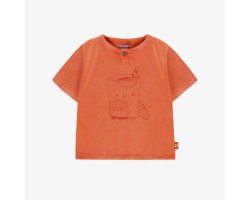 Orange short sleeved...