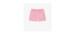 Pink relaxed fit short in stretch twill, child