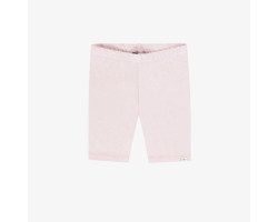 Pink short legging in soft stretch jersey, child