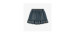 Light denim short skirt with flower embroidery, child