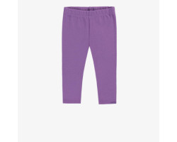 Purple ¾ length legging in...