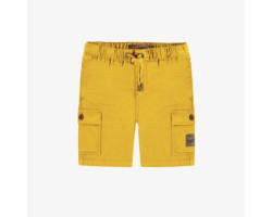 Regular fit yellow short in...