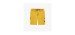 Regular fit yellow short in stretch twill, child