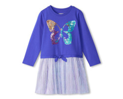 Butterfly Sequin Dress, 3-8 years