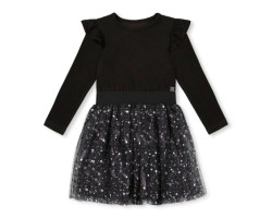 Chic Shiny Tulle Dress 3-6 years