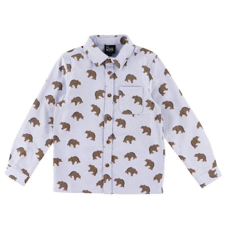 Bear Oxford Shirt, 2-8 years