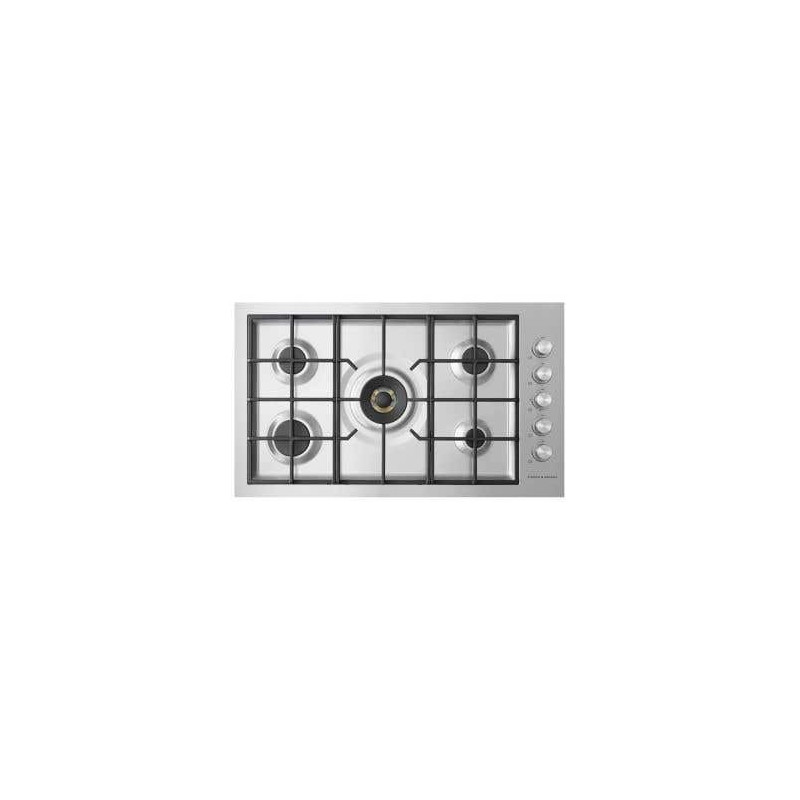 36" Built-In Gas Cooktop, with 5 Sealed Burners, Stainless Steel, Fisher & Paykel Series 9 CG365DLPRX2 N