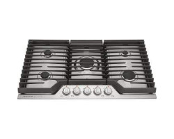 36" Gas Cooktop with 5 Sealed Burners, Stainless Steel, Frigidaire Gallery Series GCCG3648AS