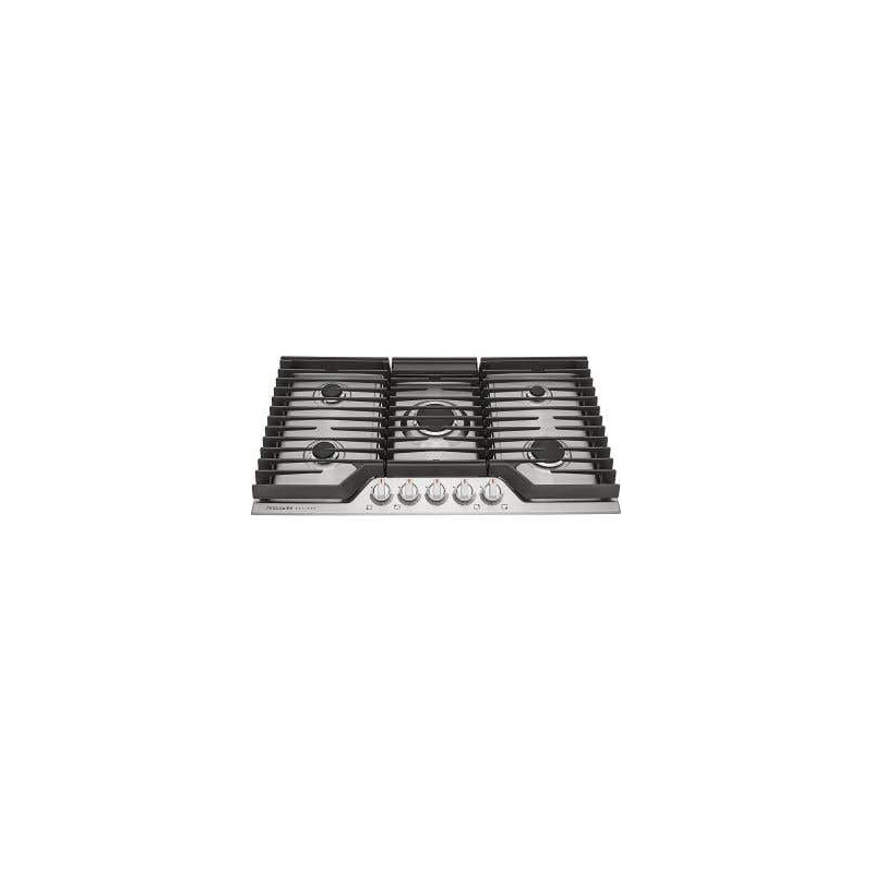 36" Gas Cooktop with 5 Sealed Burners, Stainless Steel, Frigidaire Gallery Series GCCG3648AS