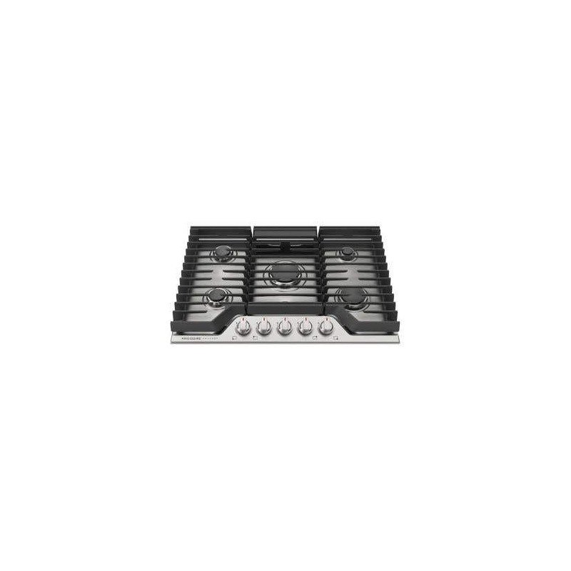 Plaque de cuisson au gaz 30 po avec 5 brûleurs scellés, acier inoxydable, série Frigidaire Gallery GCCG3048AS